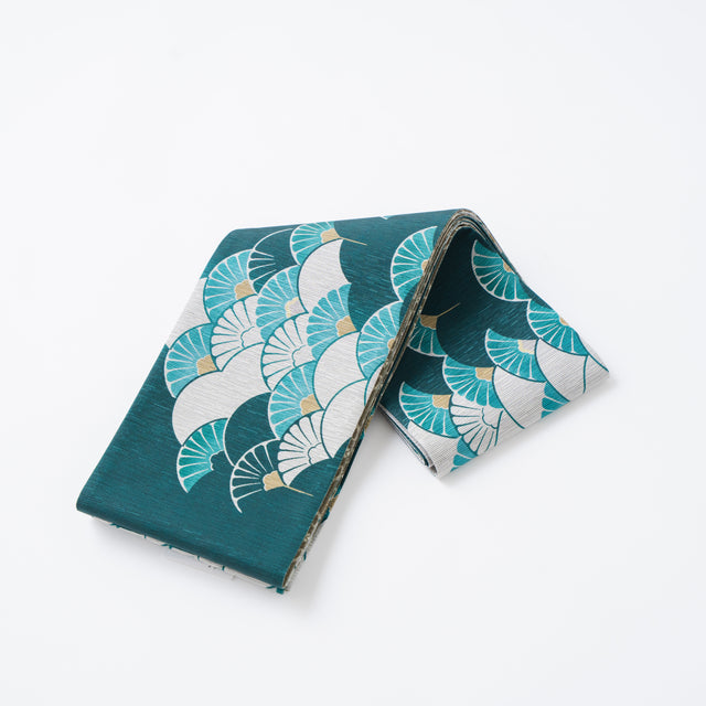 【召しませ花】半幅帯《オリエンタルマム》|リバーシブル仕立て