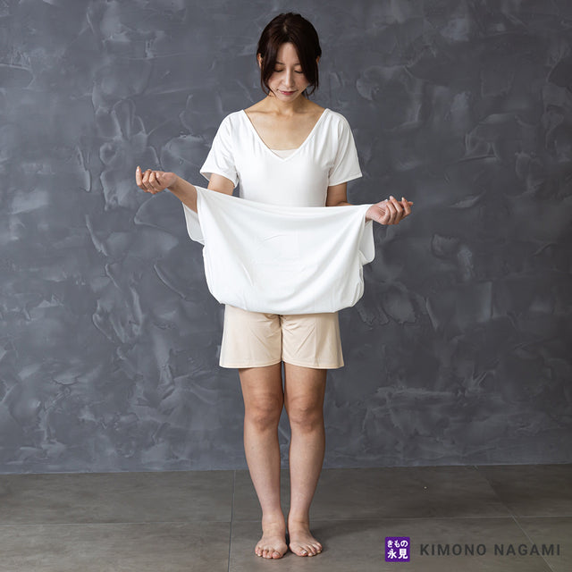 パパっと肌襦袢 | 振袖を着たときのトイレも怖くない!簡単和装ワンピースインナー |