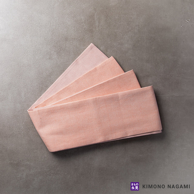 誉田屋源兵衛 紙布半幅帯|和紙と絹のリバーシブル帯|