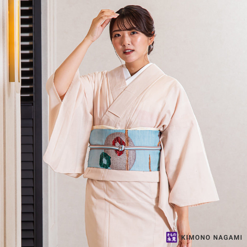 ◇おふく◇紬の洒落袋帯 着物 スら 