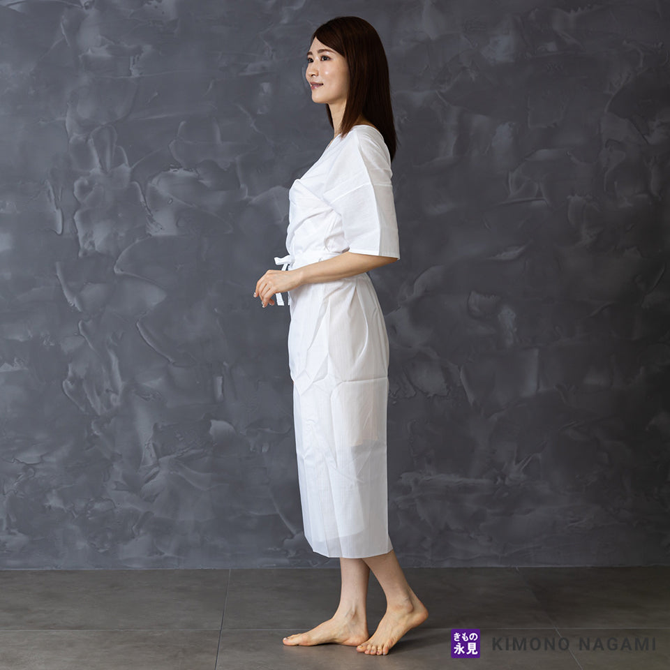 浴衣スリップ ゆかた下  | 快適な着心地で夏を涼しく【透け防止・裾さばき抜群】