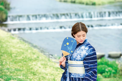 浴衣を見る