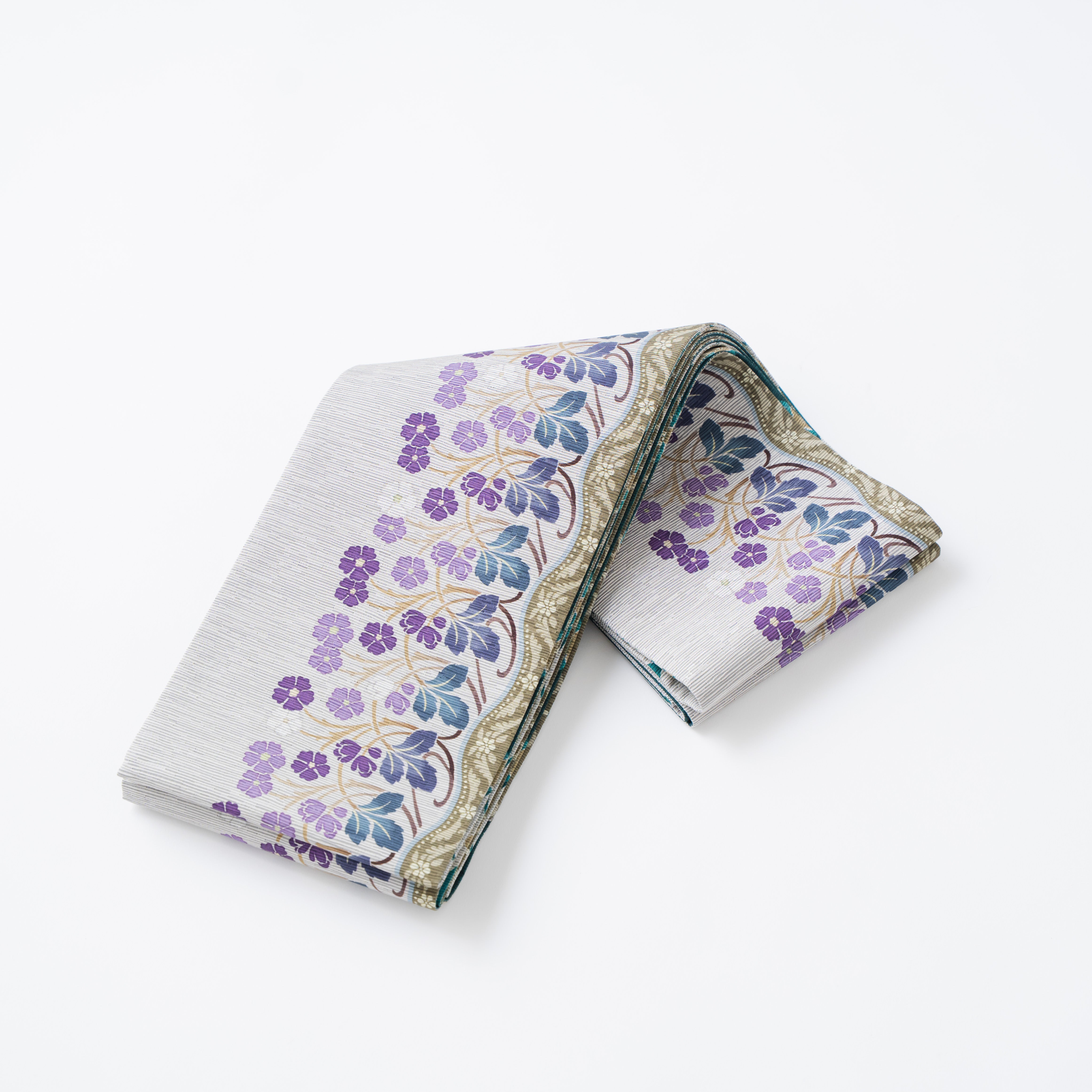 召しませ花】半幅帯《オリエンタルマム》｜リバーシブル仕立て