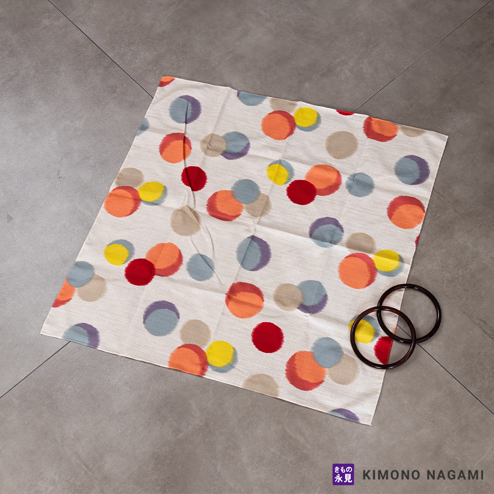 レトロモダン風呂敷｜大正時代の銘仙デザインを現代にアレンジ｜きもの