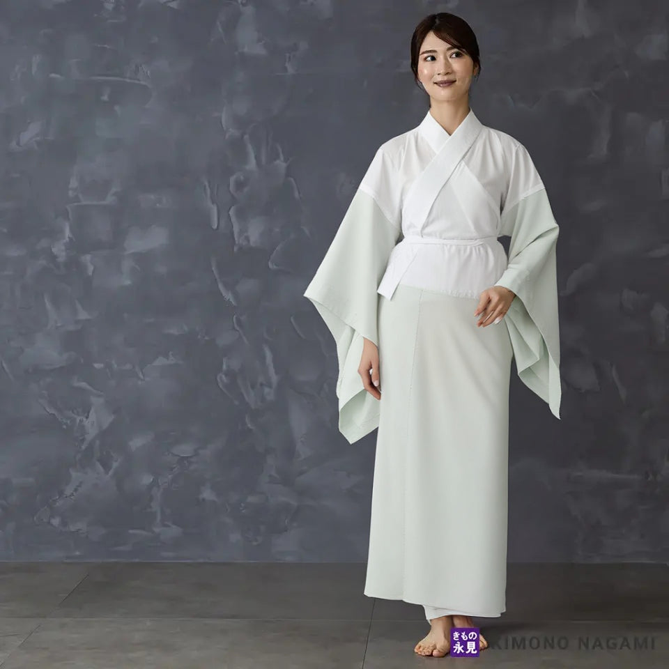 き楽っく 【一花（いちか）】 冬 袷用 カラー 【衿秀公式正規品】替え袖マジックテープで裄も微調整。洗える“うそつき長襦袢”
