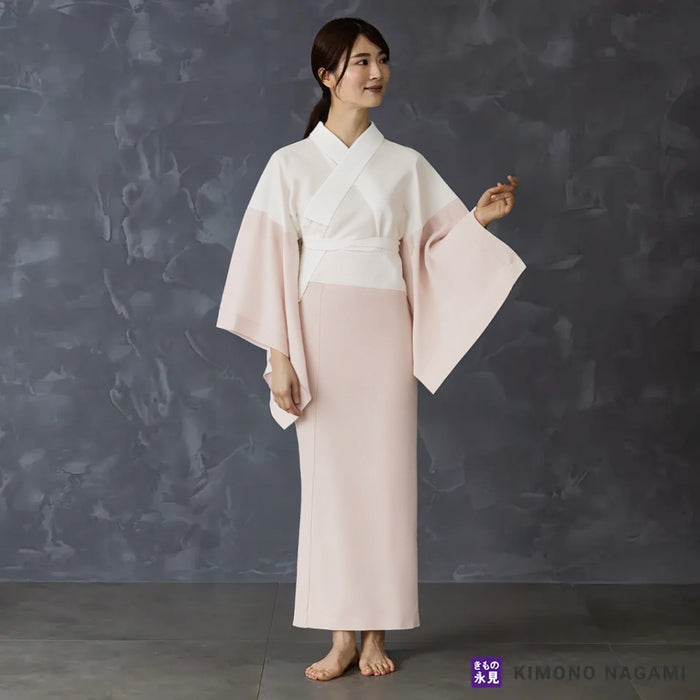 き楽っく 【一花（いちか）】 冬 袷用 カラー 【衿秀公式正規品】替え袖マジックテープで裄も微調整。洗える“うそつき長襦袢”