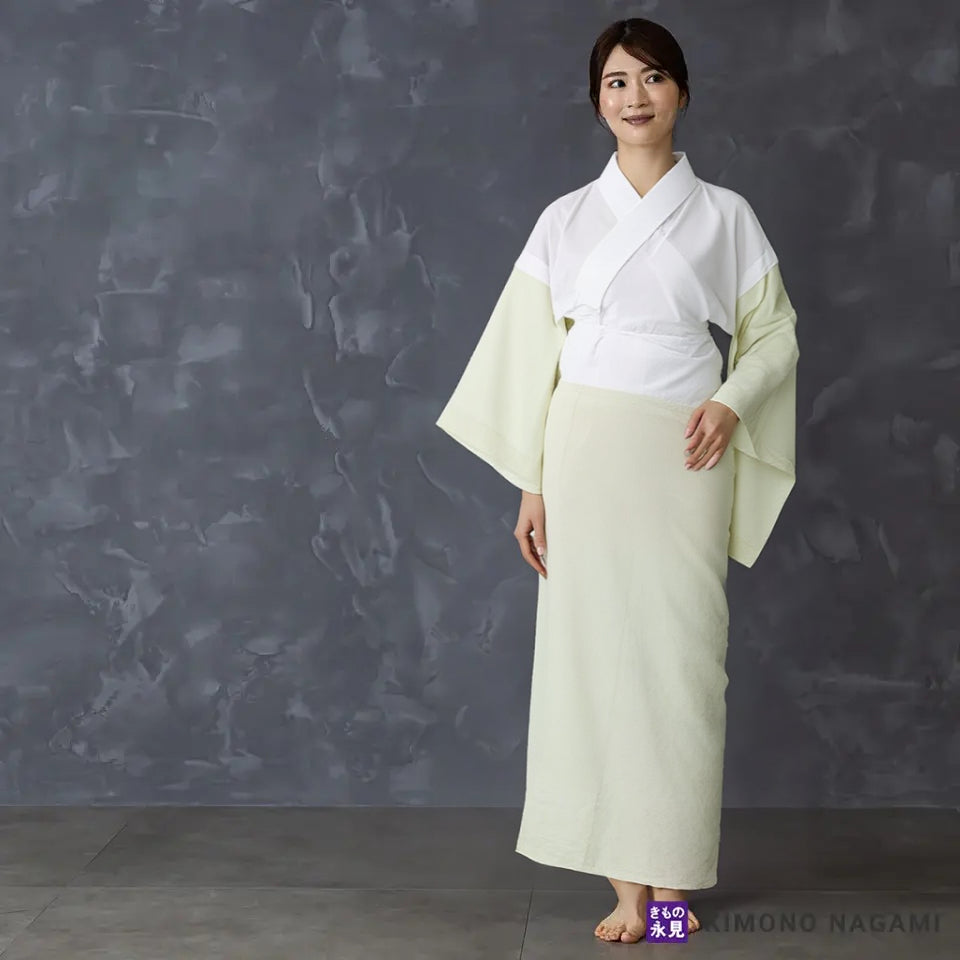 き楽っく 【一花（いちか）】 冬 袷用 カラー 【衿秀公式正規品】替え袖マジックテープで裄も微調整。洗える“うそつき長襦袢”