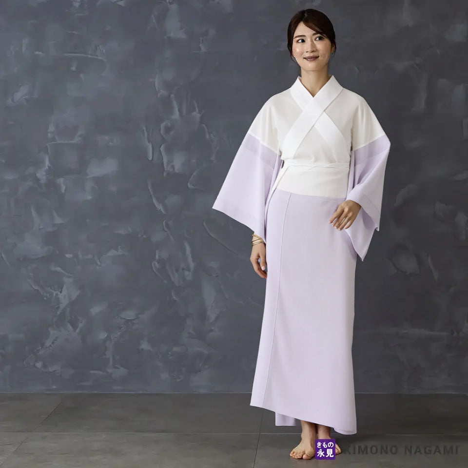 き楽っく 【一花（いちか）】 冬 袷用 カラー 【衿秀公式正規品】替え袖マジックテープで裄も微調整。洗える“うそつき長襦袢”