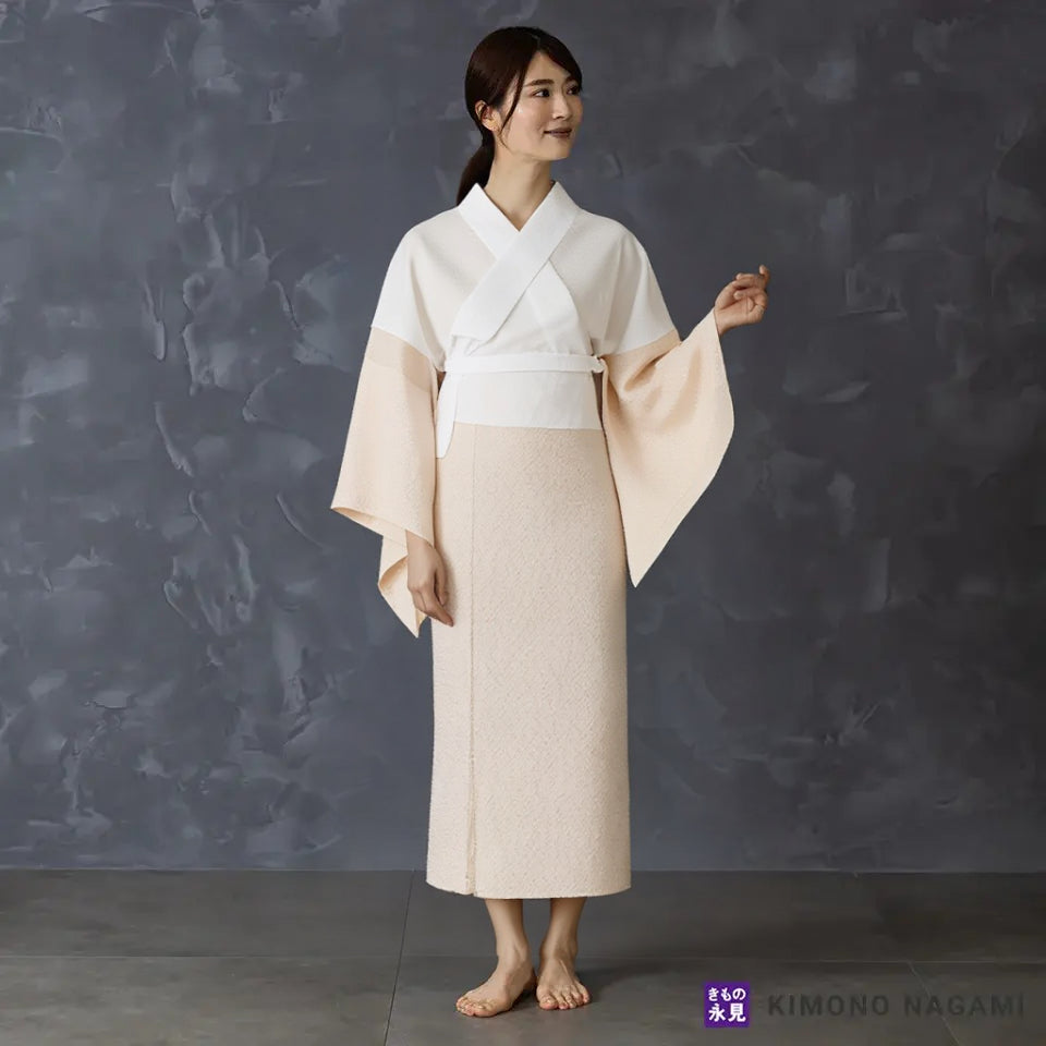 き楽っく 【千花（せんか）】【衿秀公式正規品】替え袖マジックテープで裄も微調整。洗える“うそつき長襦袢”