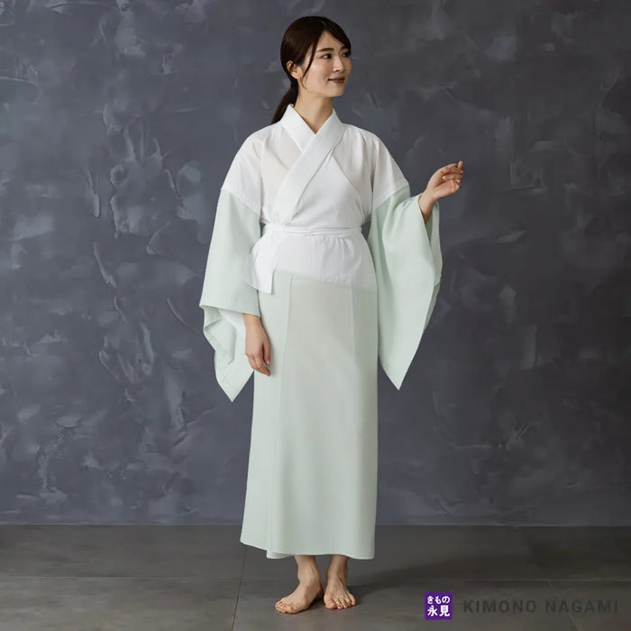 き楽っく 【一花（いちか）】 冬 袷用 カラー 【衿秀公式正規品】替え袖マジックテープで裄も微調整。洗える“うそつき長襦袢”