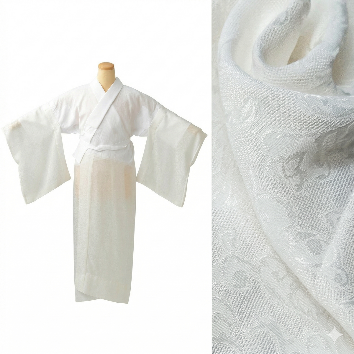 き楽っく  ひんやり premium プレミアム 長襦袢 【衿秀公式正規品】替え袖マジックテープで裄も微調整。洗える“うそつき長襦袢”