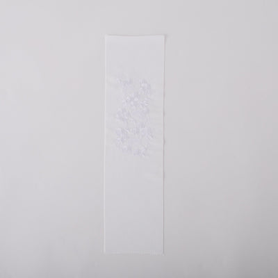 洗える刺繍半衿（白地）