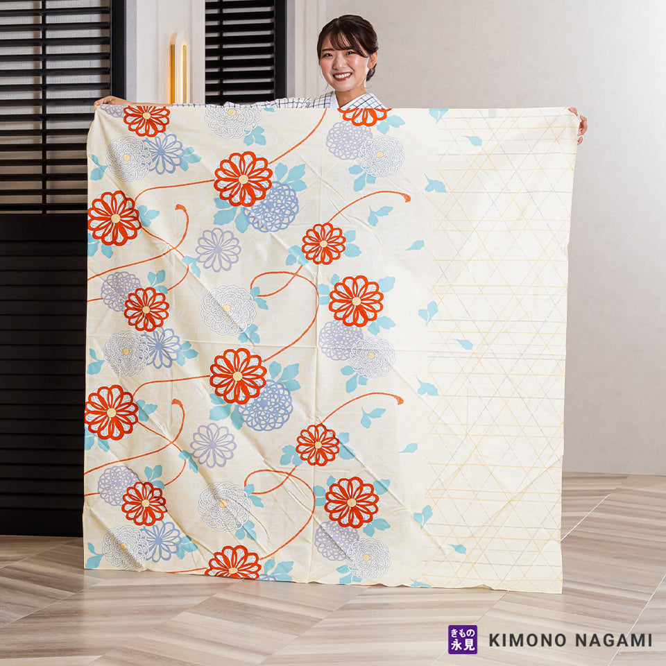 大判風呂敷 150cm｜たとう紙ごと包めるデザイン｜成人式や記念品