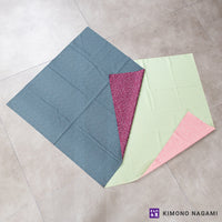 リバーシブル風呂敷｜三巾 90cm 桜柄・小桜柄で多用途に対応｜むす美