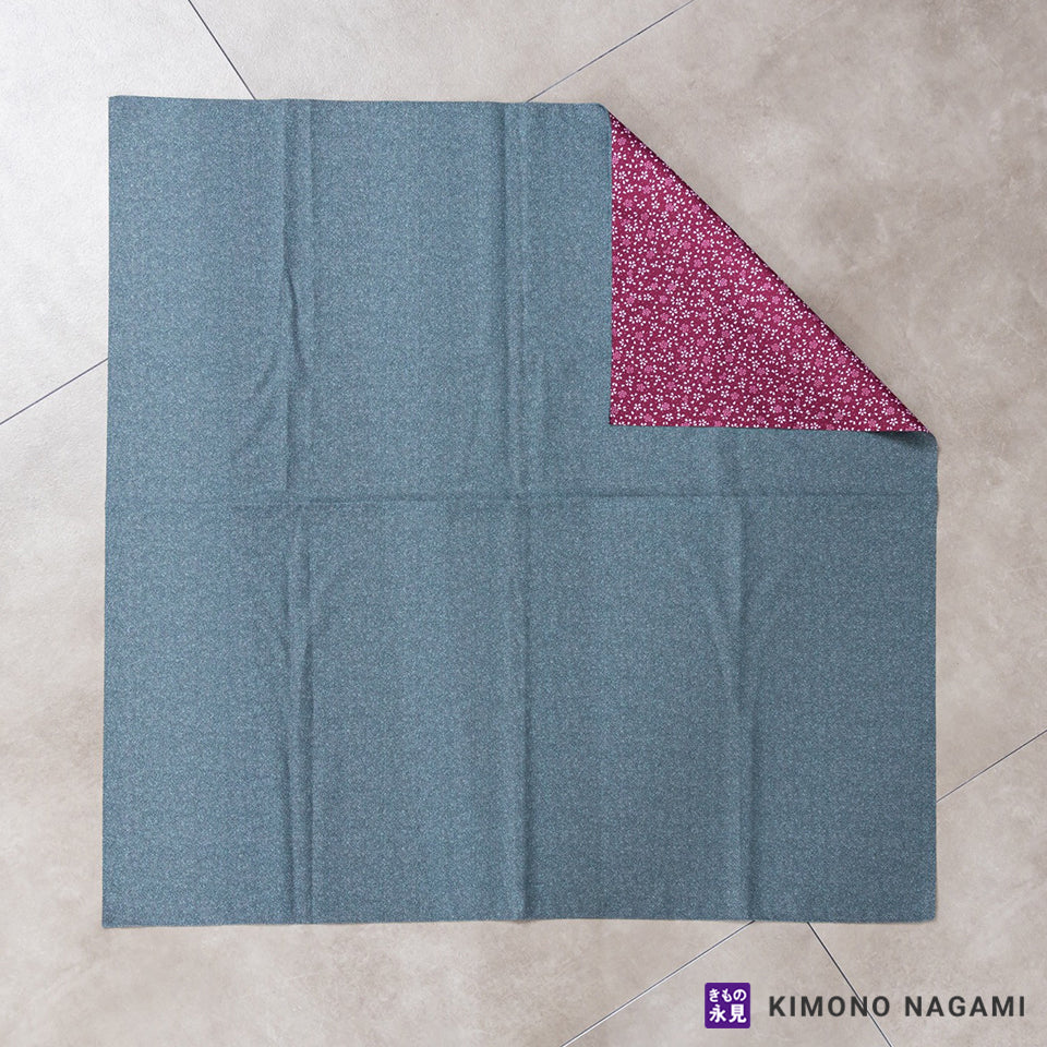 リバーシブル風呂敷｜三巾 90cm 桜柄・小桜柄で多用途に対応