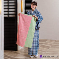 リバーシブル風呂敷｜三巾 90cm 桜柄・小桜柄で多用途に対応｜むす美