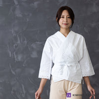 筒袖レース半襦袢 | 絽タイプ  大人気のロングセラー！夏に最適・洗える高品質【日本製】