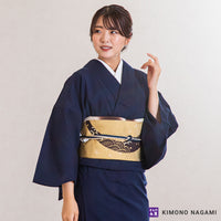 京袋帯 正絹 WAKKA 月とスッポン 茶 仕立て上がり｜きもの永見