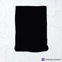 ちりめん帯揚げ　モノトーン　絹100％　全3色