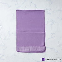 ちりめん帯揚げ　紫系カラー　絹100％　全5色